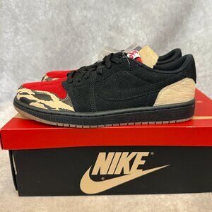 Air Jordan 1 Retro Low OG SP – Black / Sport Red / Desert (Men’s Size 9)